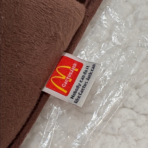 Brown and yellow Travis Scott x McDonald's Cactus Jack house slippers - Picture 6 of 8